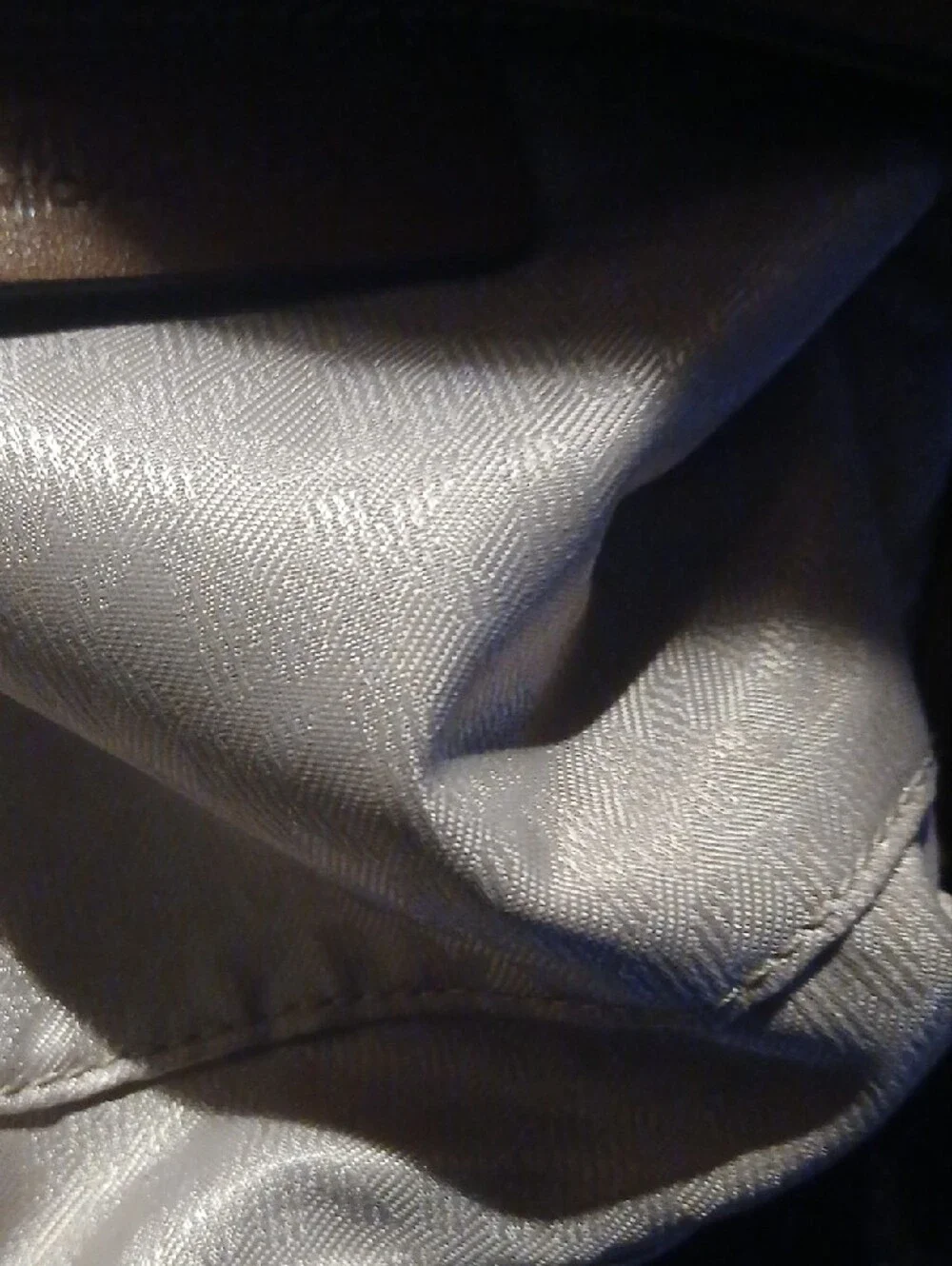 Michael Kors Beige & Brown Logo Messenger Bag